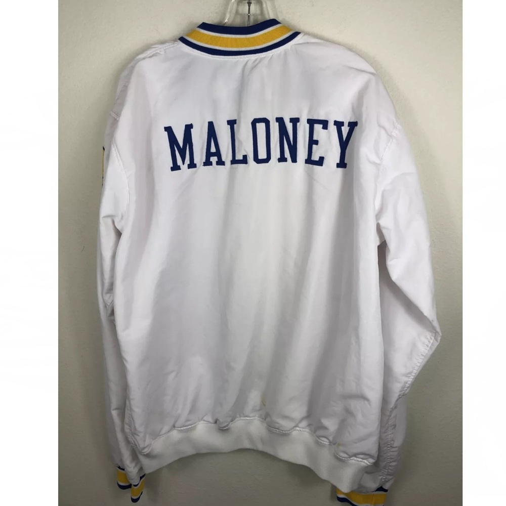 Golden State Warriors Vtg 90s Team Issued Champion Warmup Jacket Size 46 XL - Picture 11 of 12